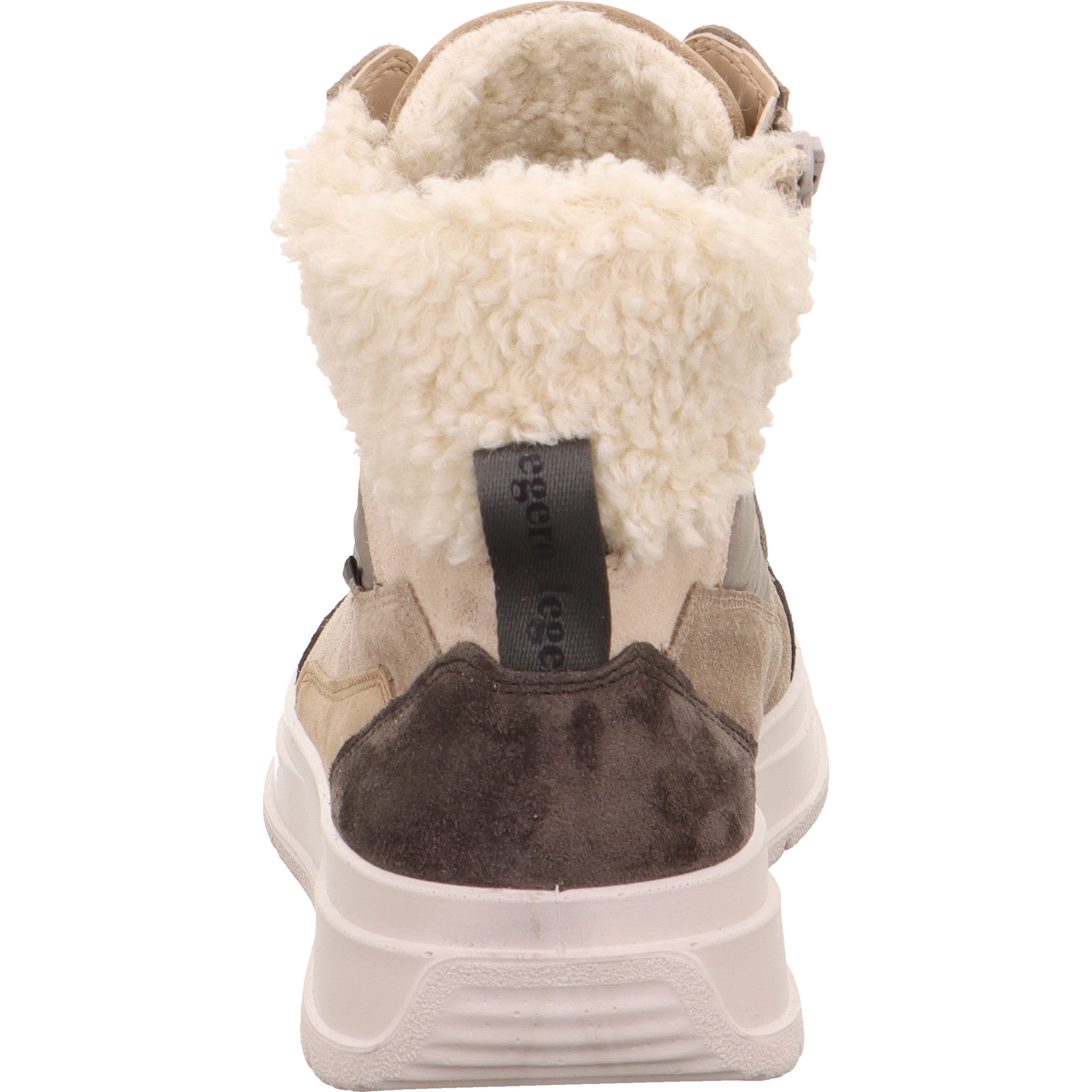 legero SPRINTER Damen  Sneaker high mit Reißverschluss - Farbe: Mehrfarbig Beige - Größe: 6