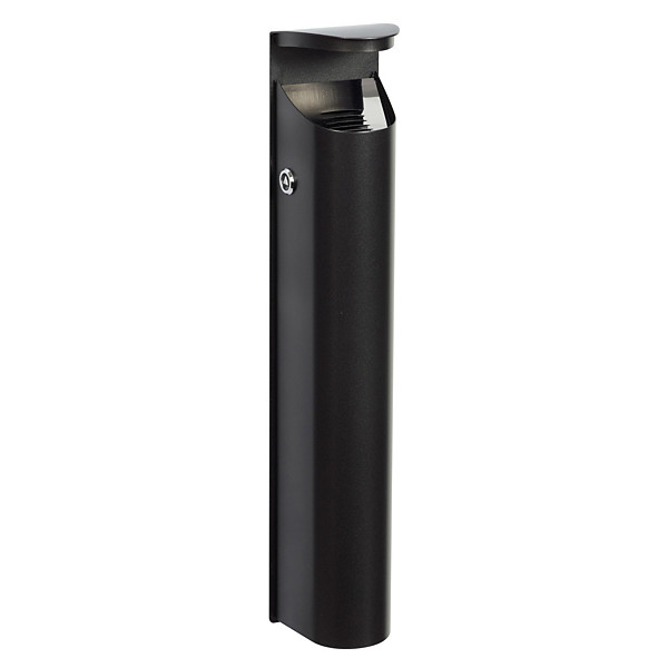 Cendrier mural Rossignol Koa avec serrure 2,5 L gris manganèse