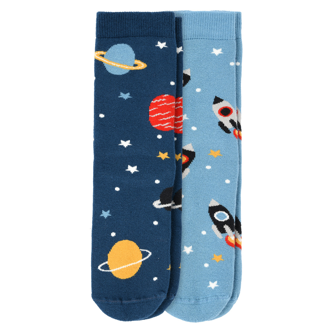 Topolino 2 Paar Jungen Frottee-Socken im Set blau / hellblau