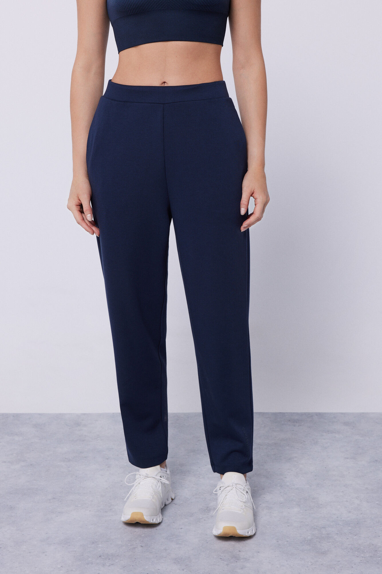 Calça jogger azul de toque macio
