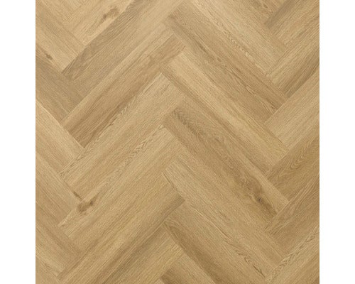 Vinyl Rigid 5.0 Herringbone Bourbon Oak