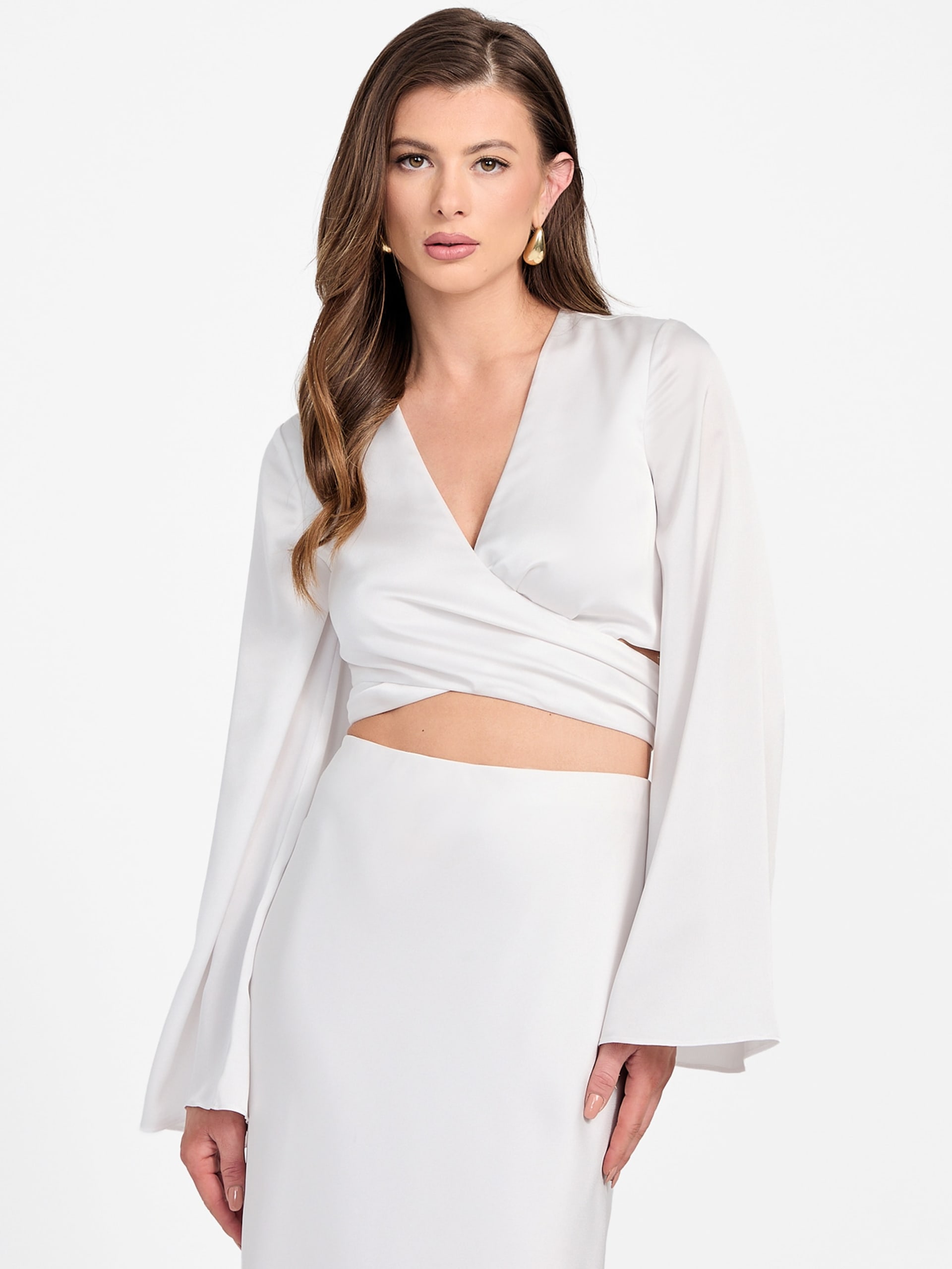 Blusa Eco Monica com amarração frontal