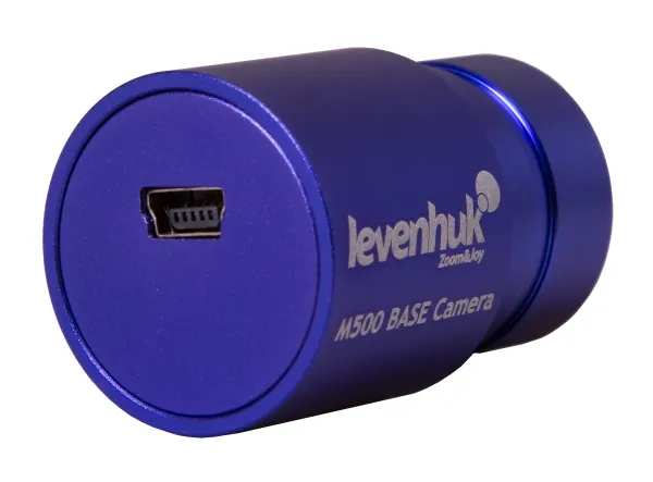 Levenhuk M500 BASE, 5 MP, CMOS, Blå, Metal, 1/2.5