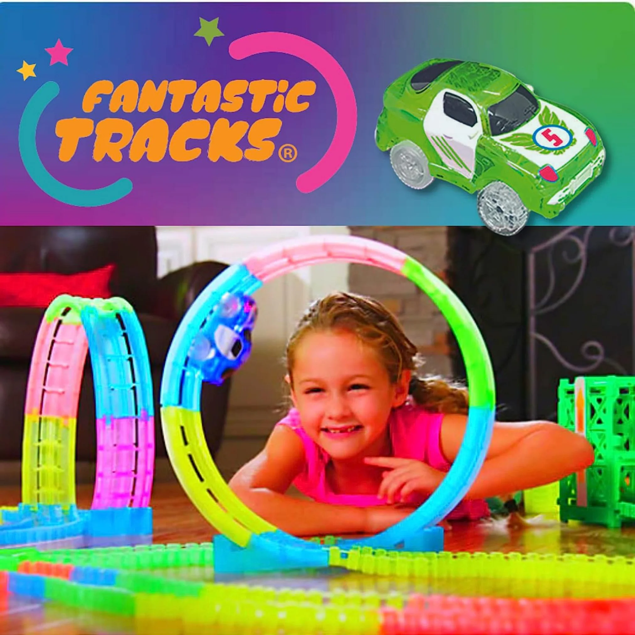 Fantastic Tracks® Ersatzauto Set für Autorennbahn Super Loop Fantastic Tracks Looping Cars