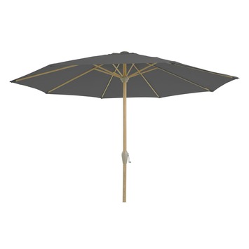 Parasol Lima Zwart Houtlook Ø300 cm