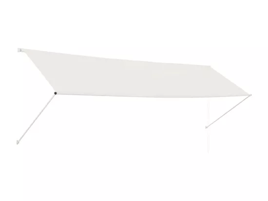 Auvent rétractable 400x150 cm Crème