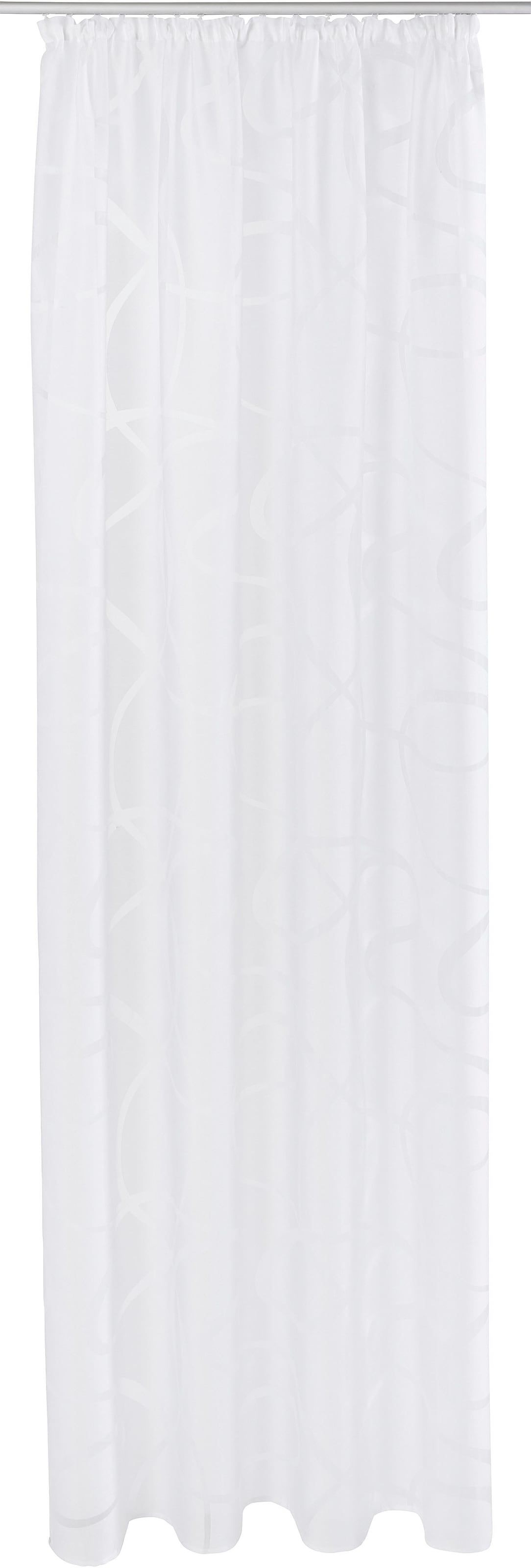 Bruno Banani Gardine »Tilo« Kräuselband 1 Stk. tlg. transparent, Ausbrenner, gewebt, verschiedene Grössen,