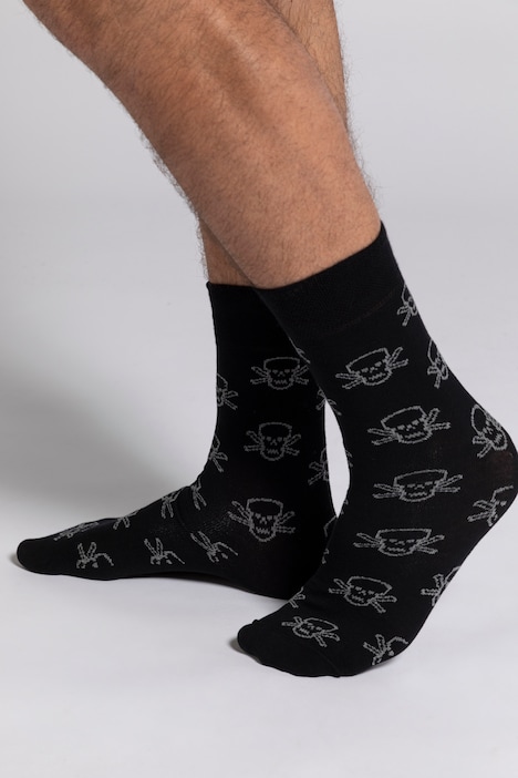 JP1880 Socken, 2er Pack, Totenkopf, Komfortbündchen, bis Gr. 51/53