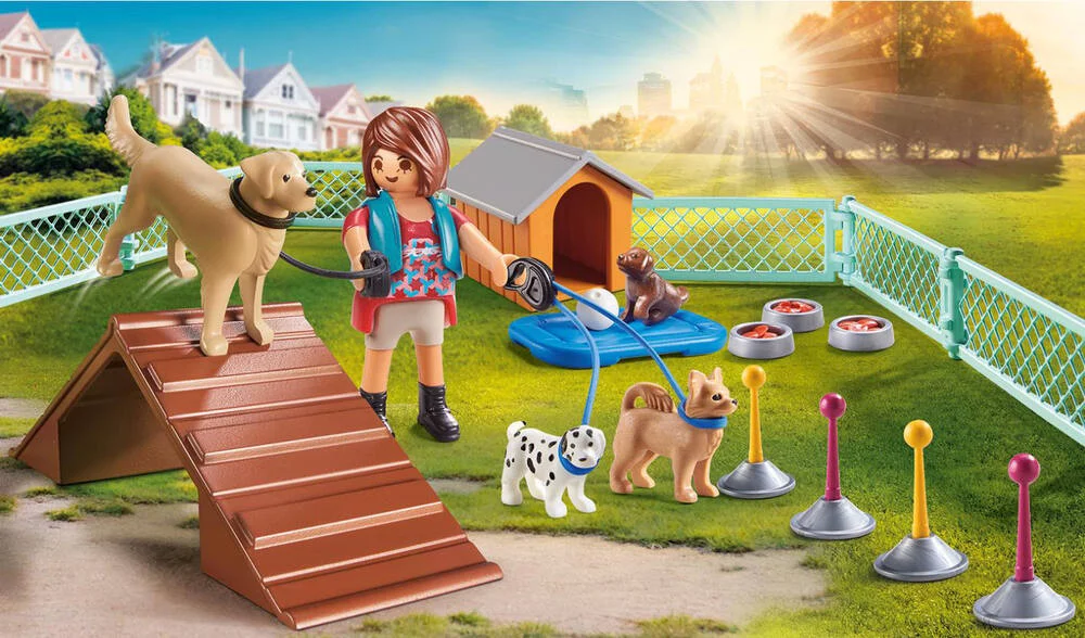 SET CADEAU EDUCATRICE ET CHIENS -70676
