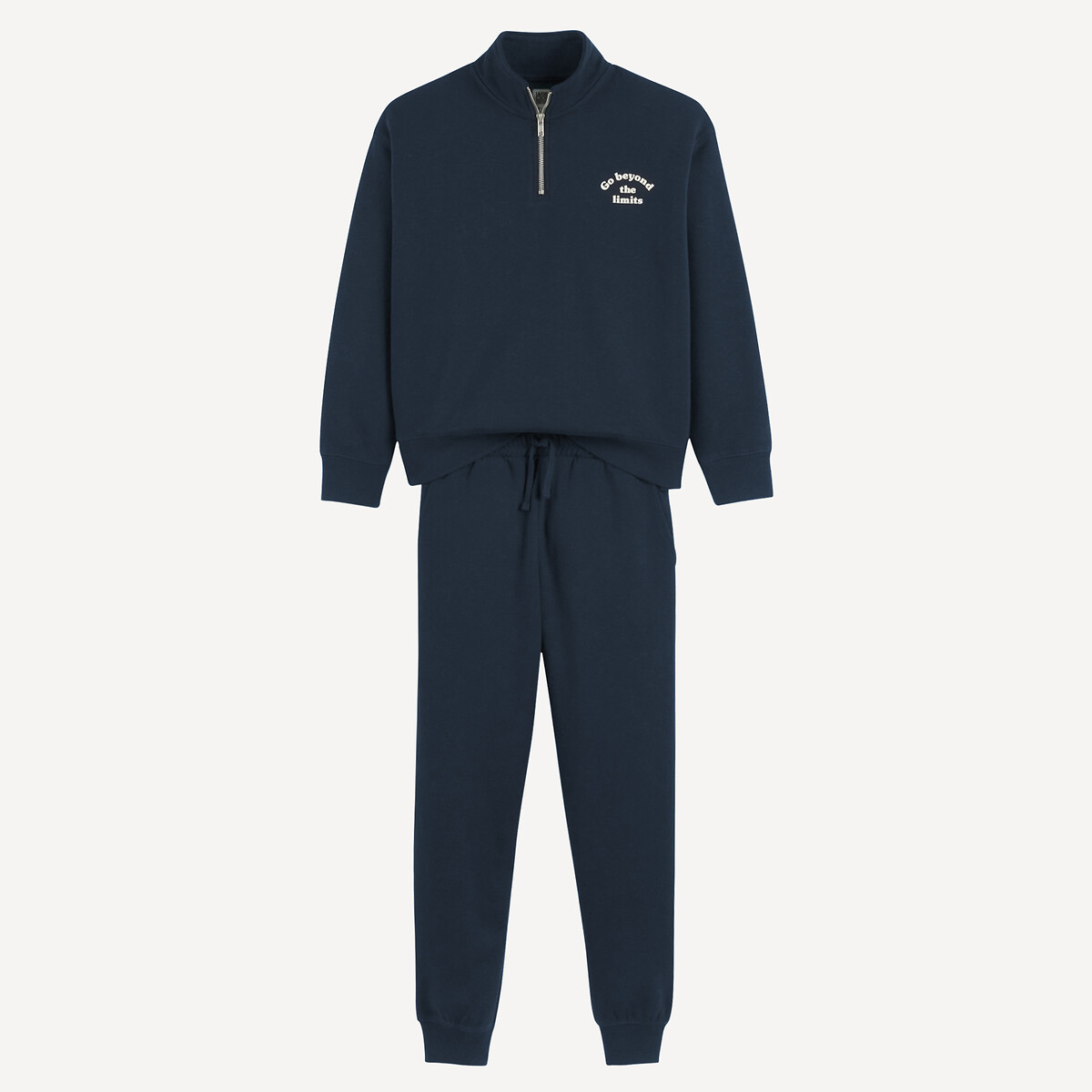 COLEÇÃO LA REDOUTE<br>Conjunto de suéter e calça de moletom em fleece