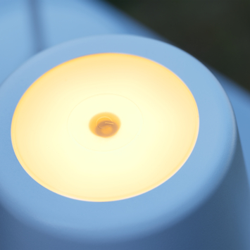 Tafellamp Kaami draagbaar LED 2W voor buiten met USB oplaadbare accu, wit