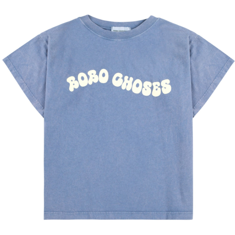 Køb Bobo Choses Blue Wavy T-Shirt