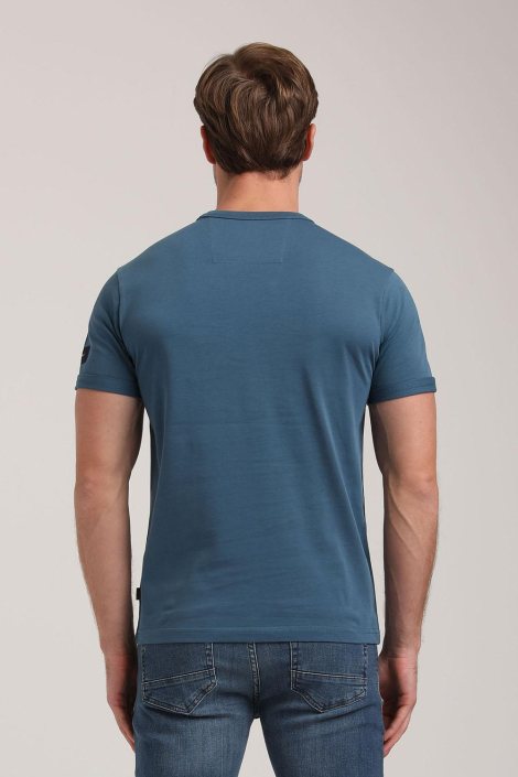 Gabbiano blauwe heren t-shirt