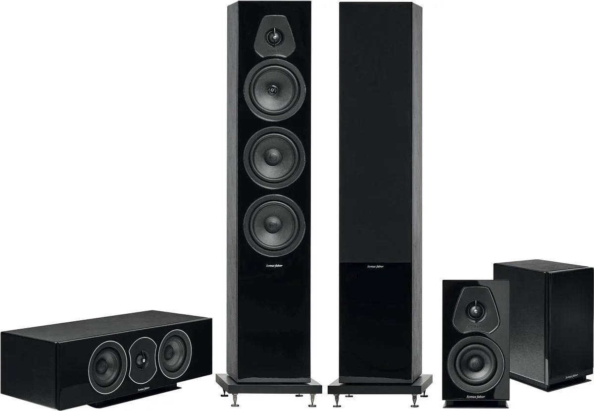 Sonus Faber Lumina III 5.0 Noir laqué Packs enceintes grand spectacle