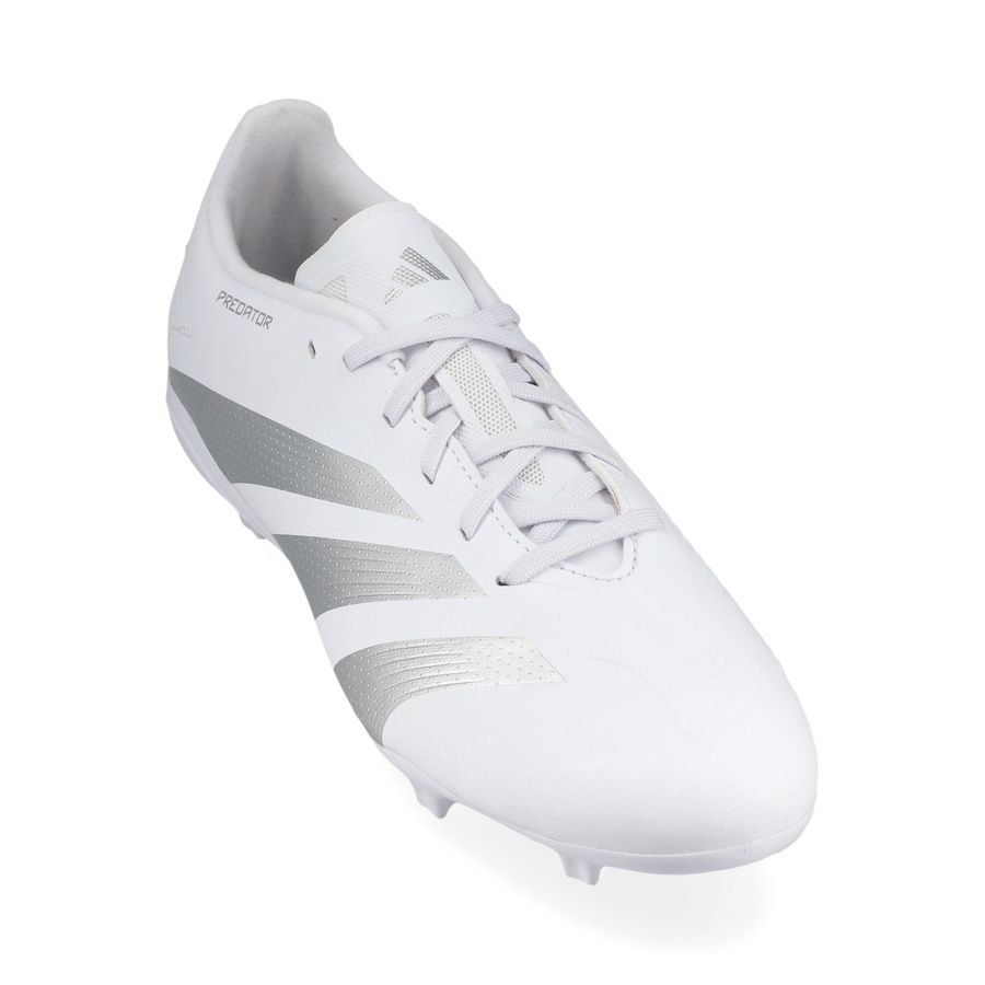 adidas Predator League FG Pearlized - Blanc/Argenté Enfant