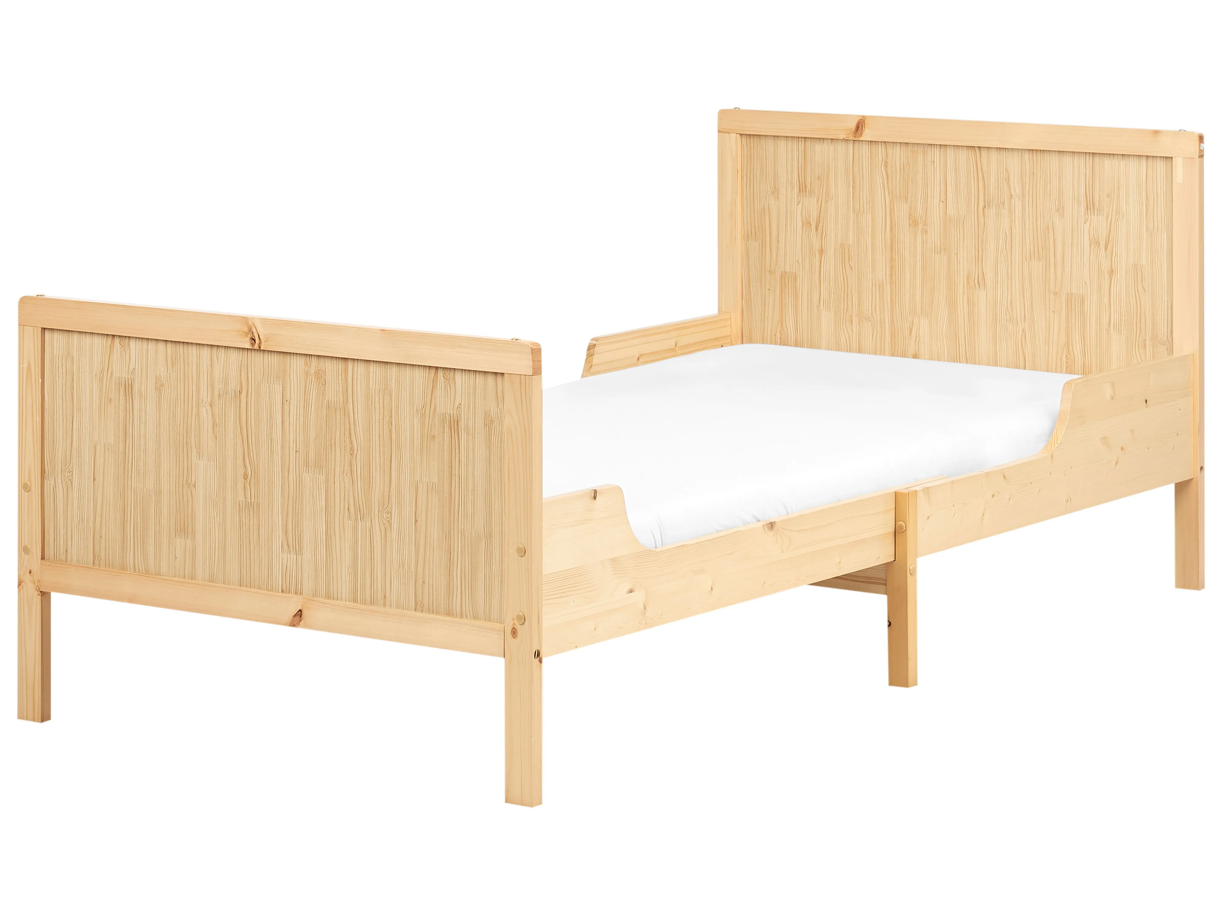 Uitschuifbaar kinderbed Dennenhout MONTIGNY 90 x 200 cm Lichtbruin