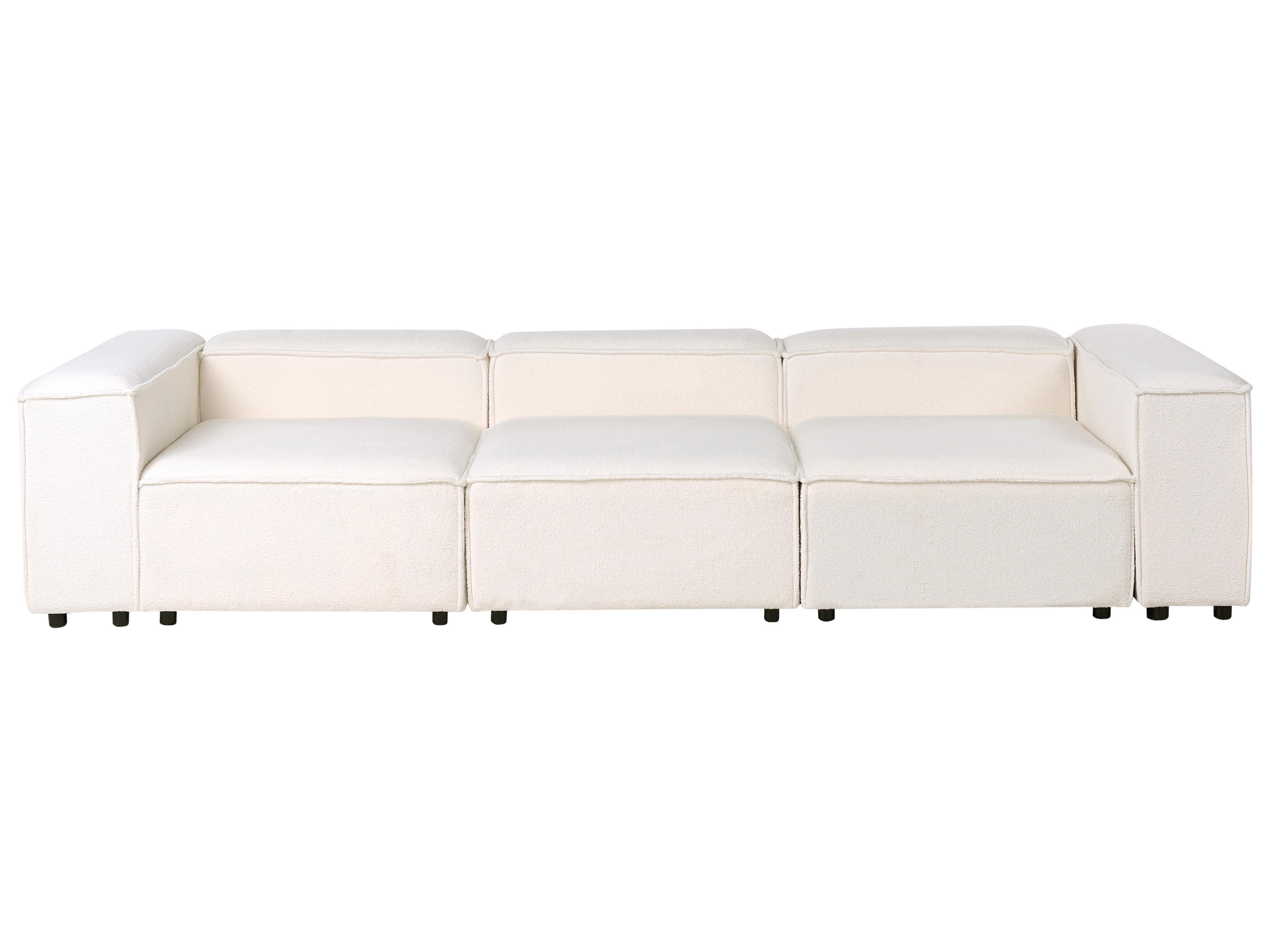 Modulaire bank 3-zits ARDAL Bouclé Gebroken wit