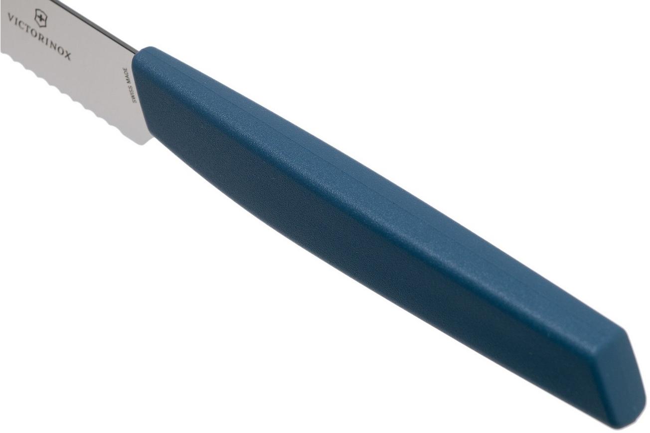 Victorinox Swiss Modern 6.9006.12W2 steakmes 12 cm, blauw