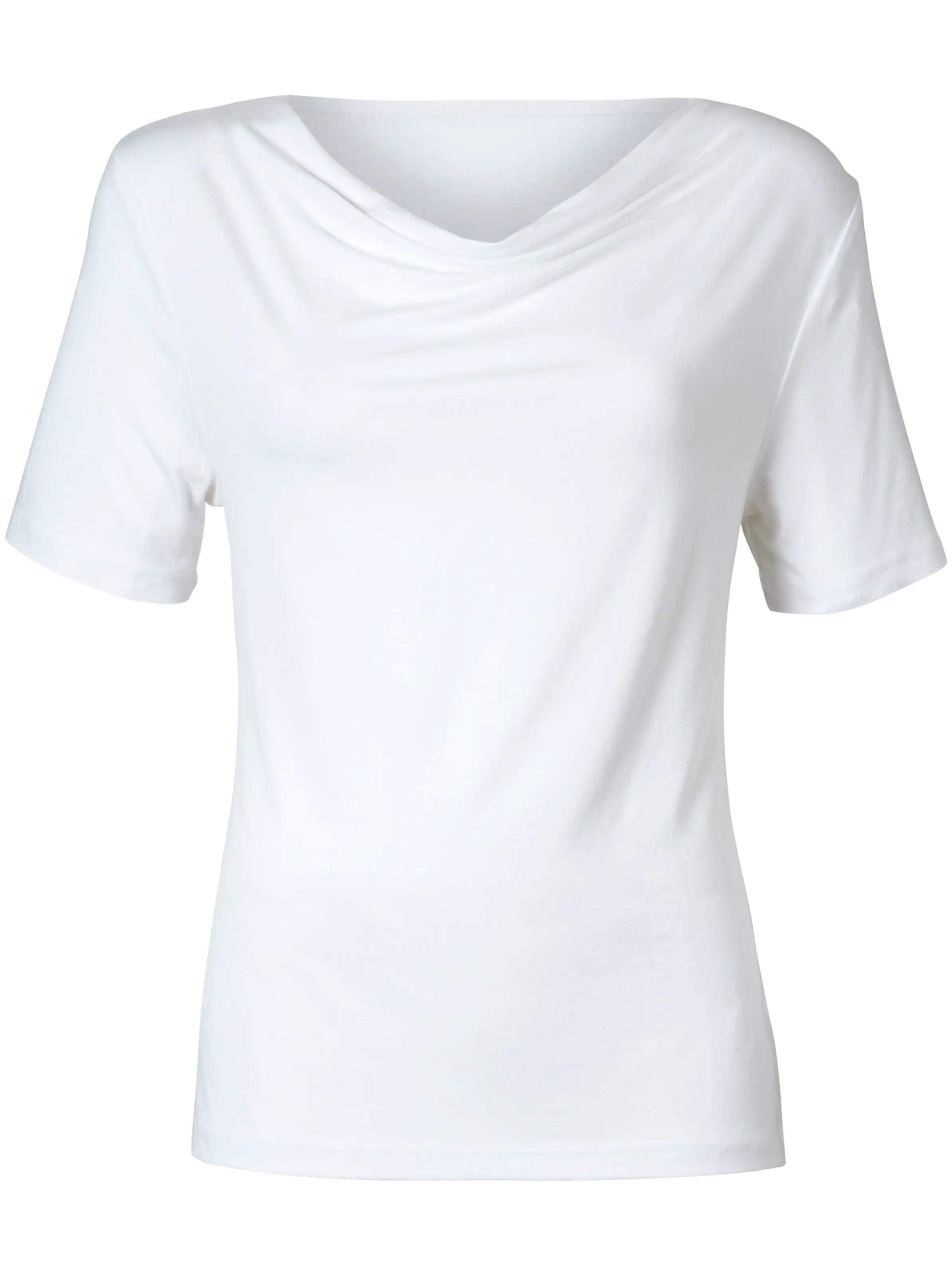Wasserfallshirt in weiß