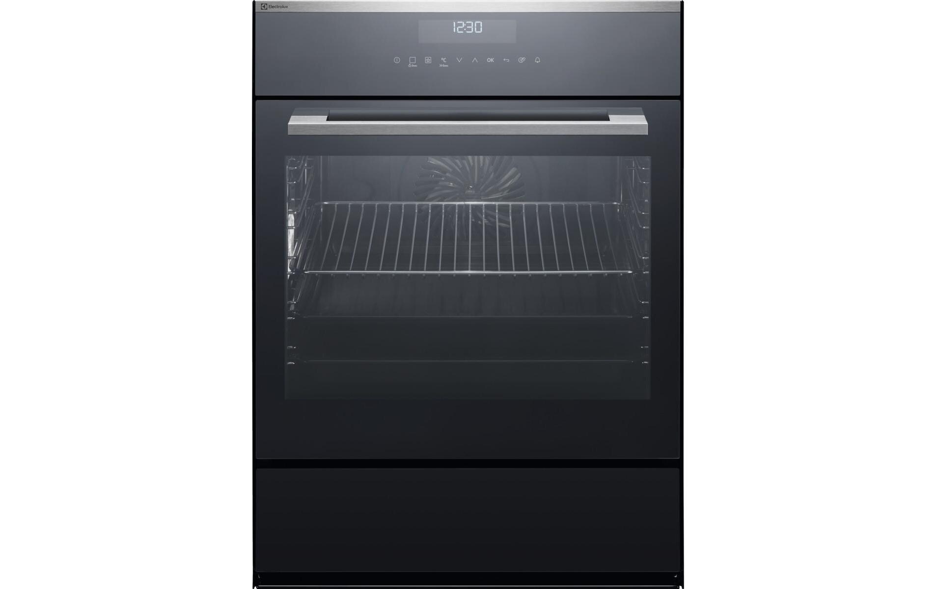 Einbaubackofen EB7GL4CN Schwarz/Silber A+<br>Backofen für den Einbau