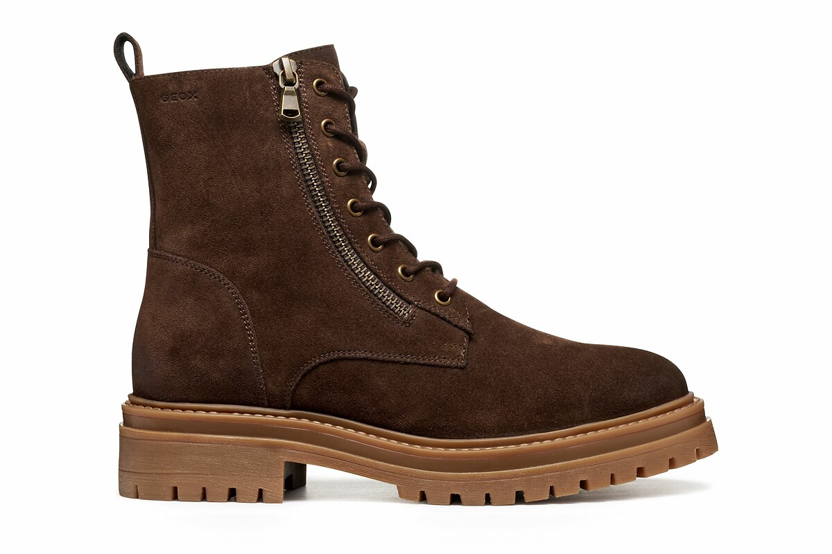 GEOX<br>Botas de camurça com cadarços Iridea