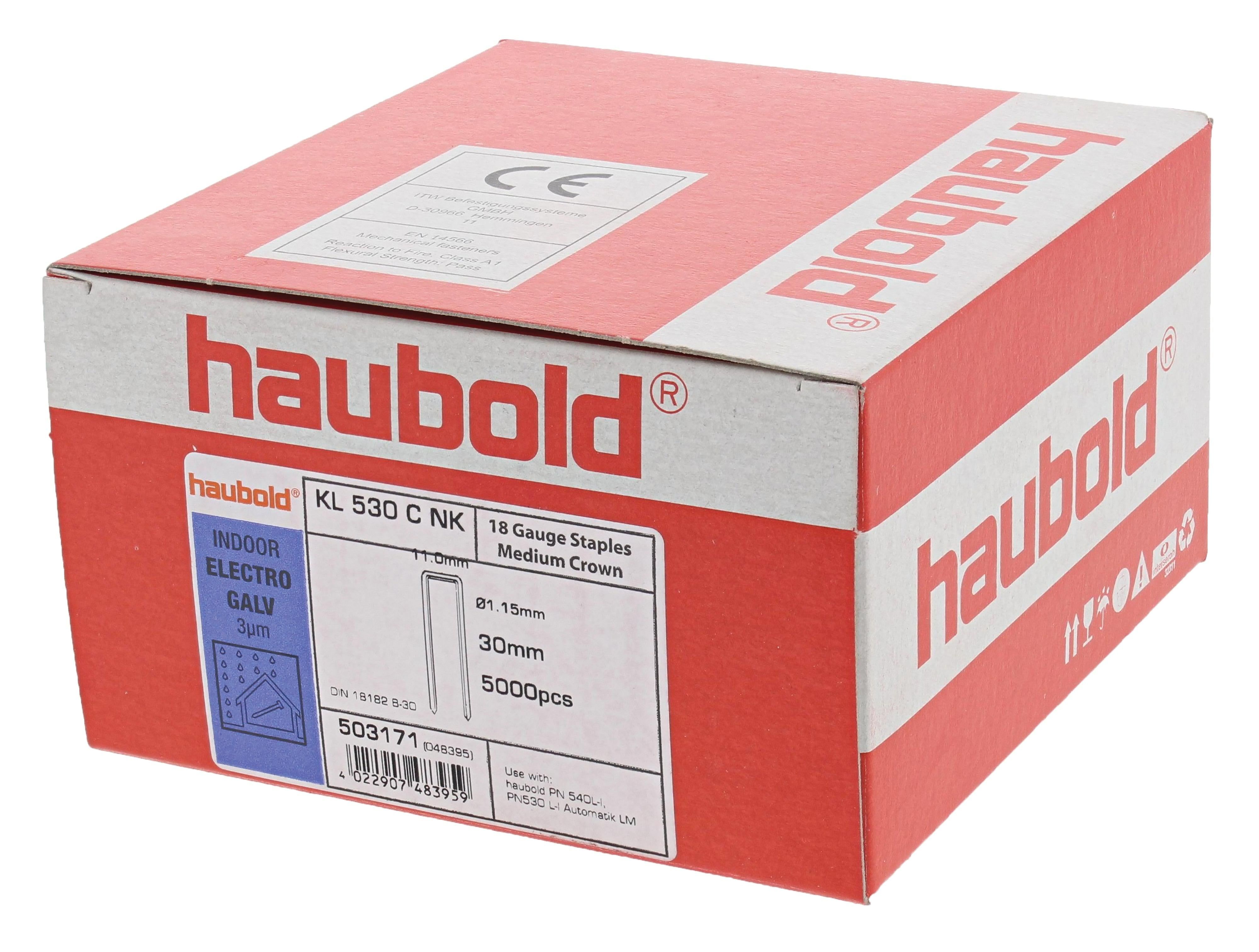 Haubold Niet KL500-35 C-punt verzinkt 3mµ hars  - 503174