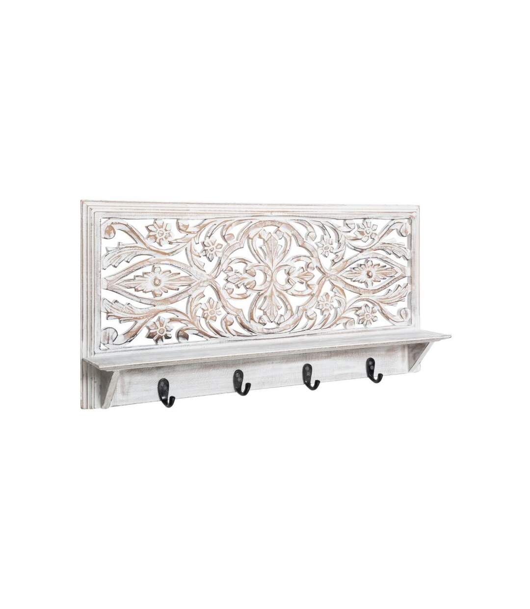 Patère & Étagère Design Holtaz 61cm Blanc