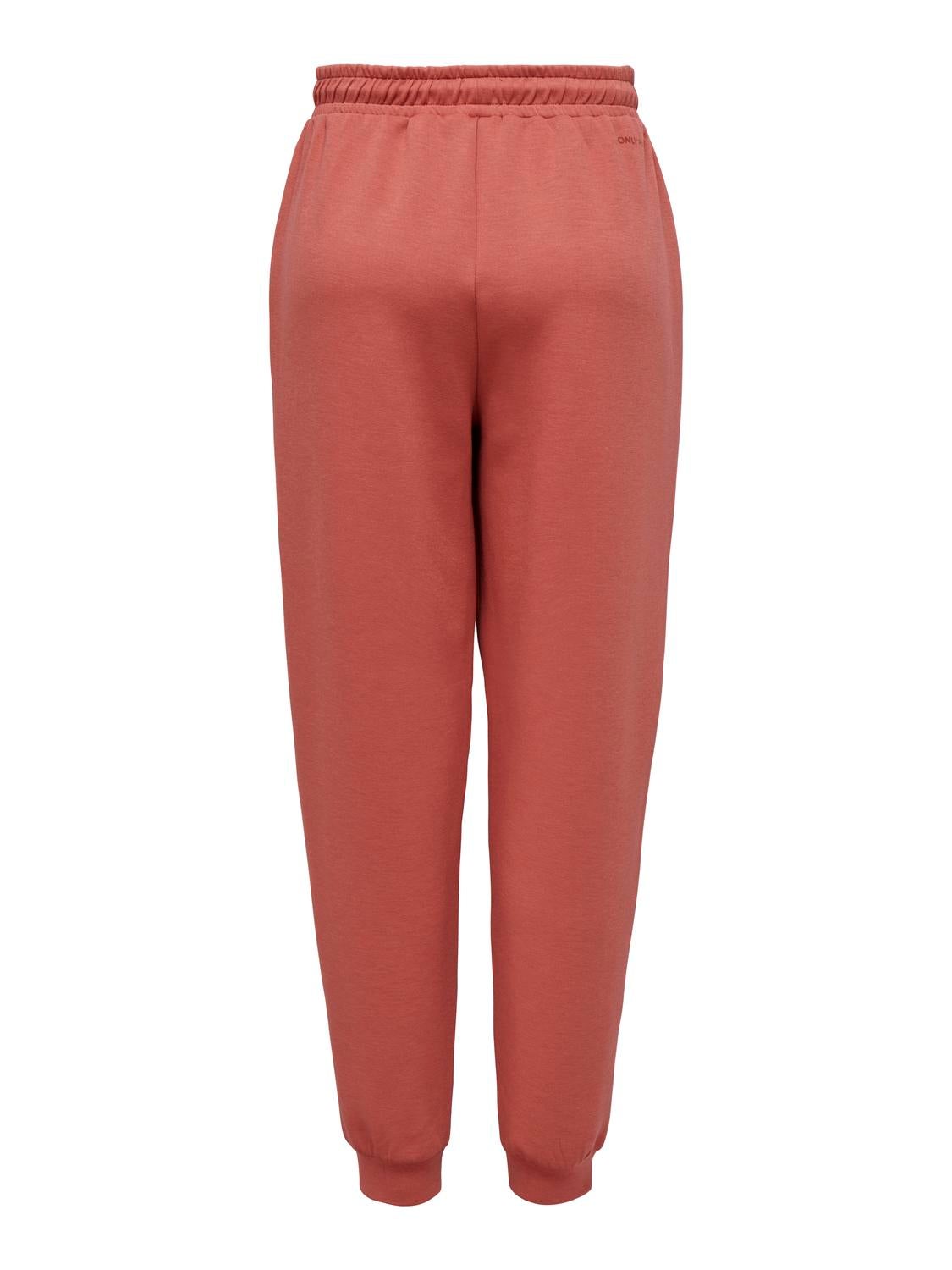 ONPLOUNGE Hohe Taille Normal geschnitten Jogginghose Mineral Red