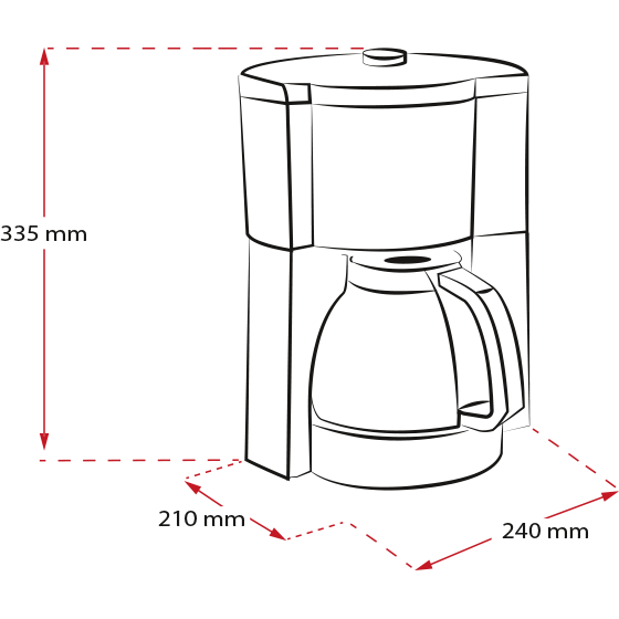 LOOK® Perfection|Filterkaffeemaschine Schwarz