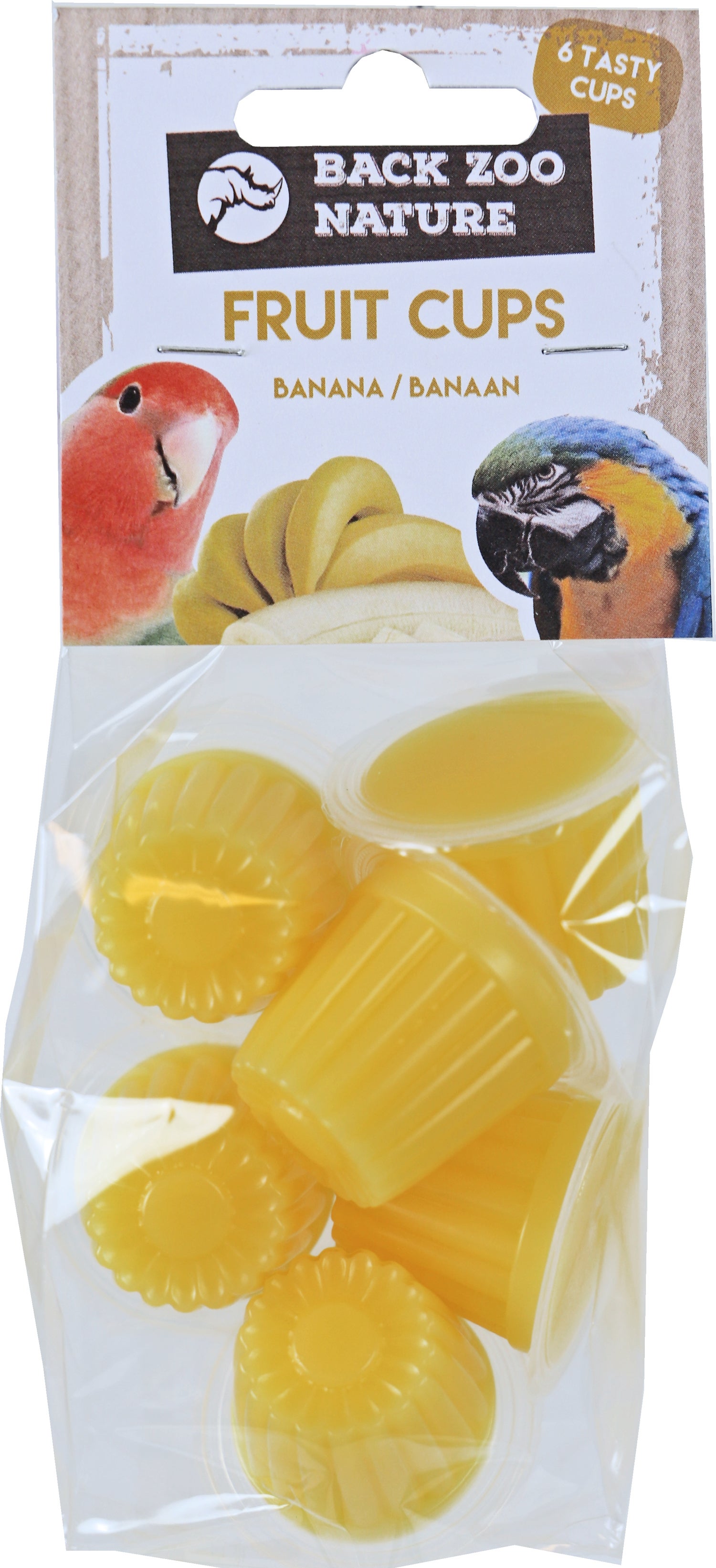 Back Zoo Nature vogelsnack fruitkuipje banaan 90 g 6 stuks