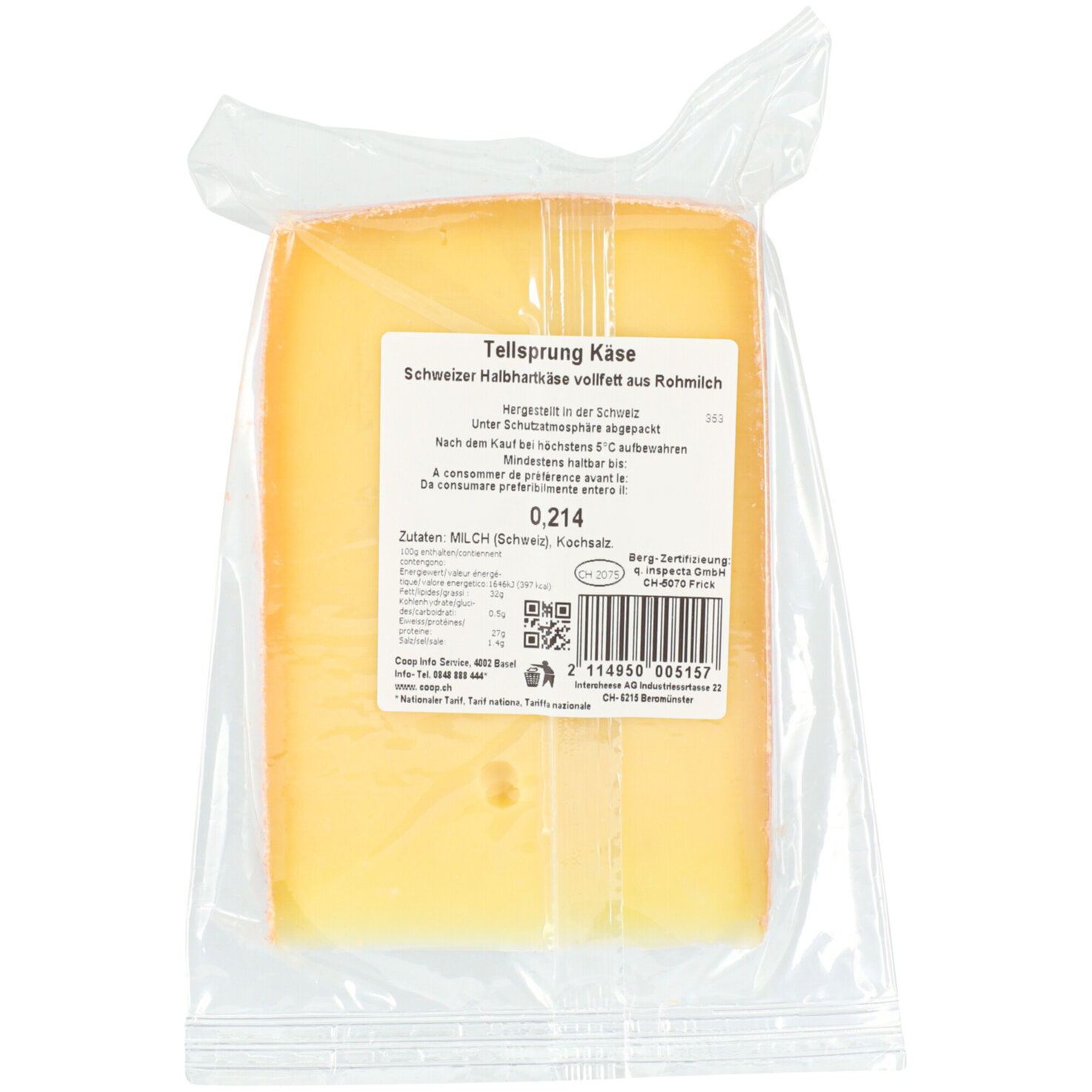 Tellsprung Portion ca. 200g