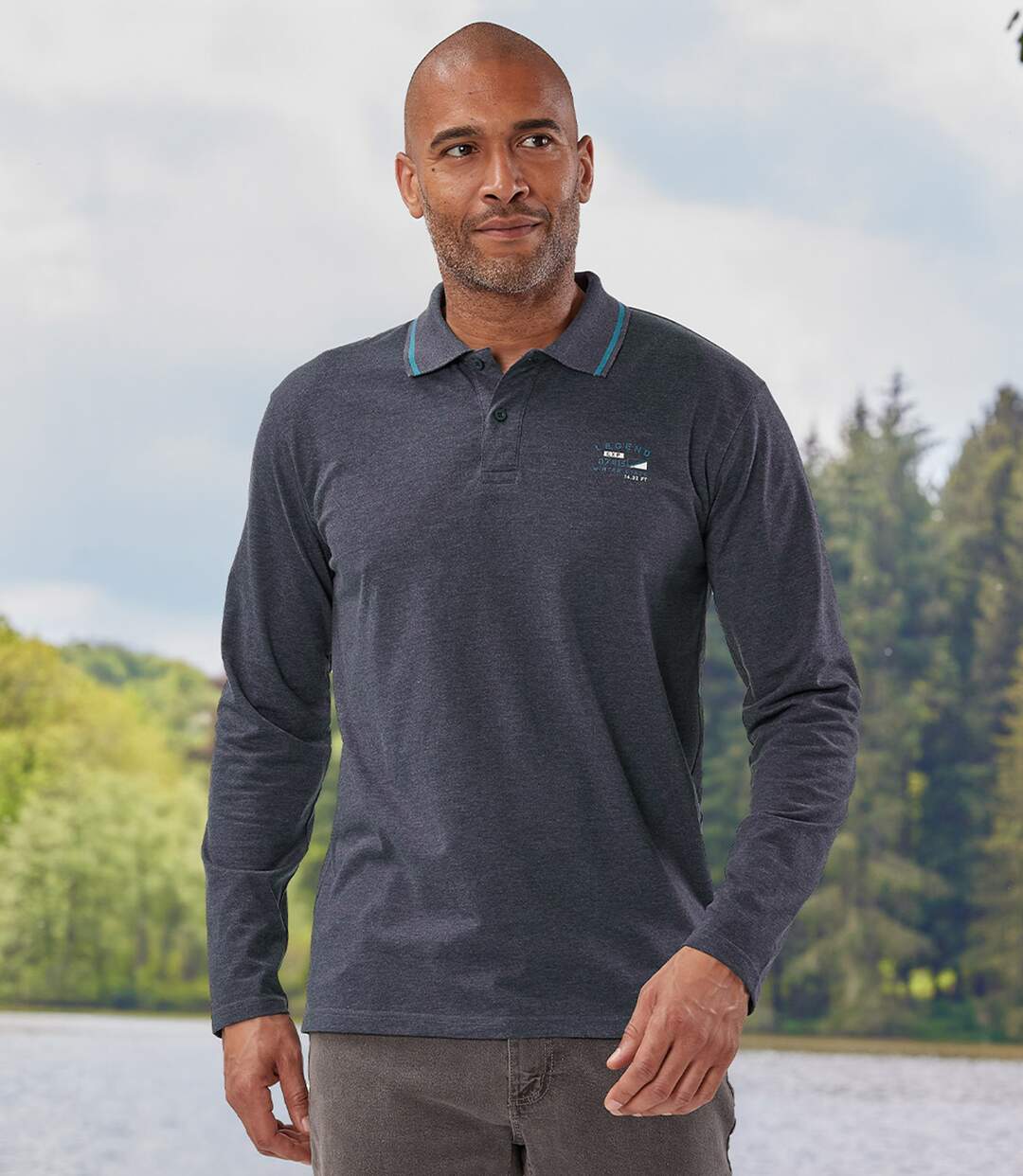 Lot de 2 Polos Jersey Winter Valley