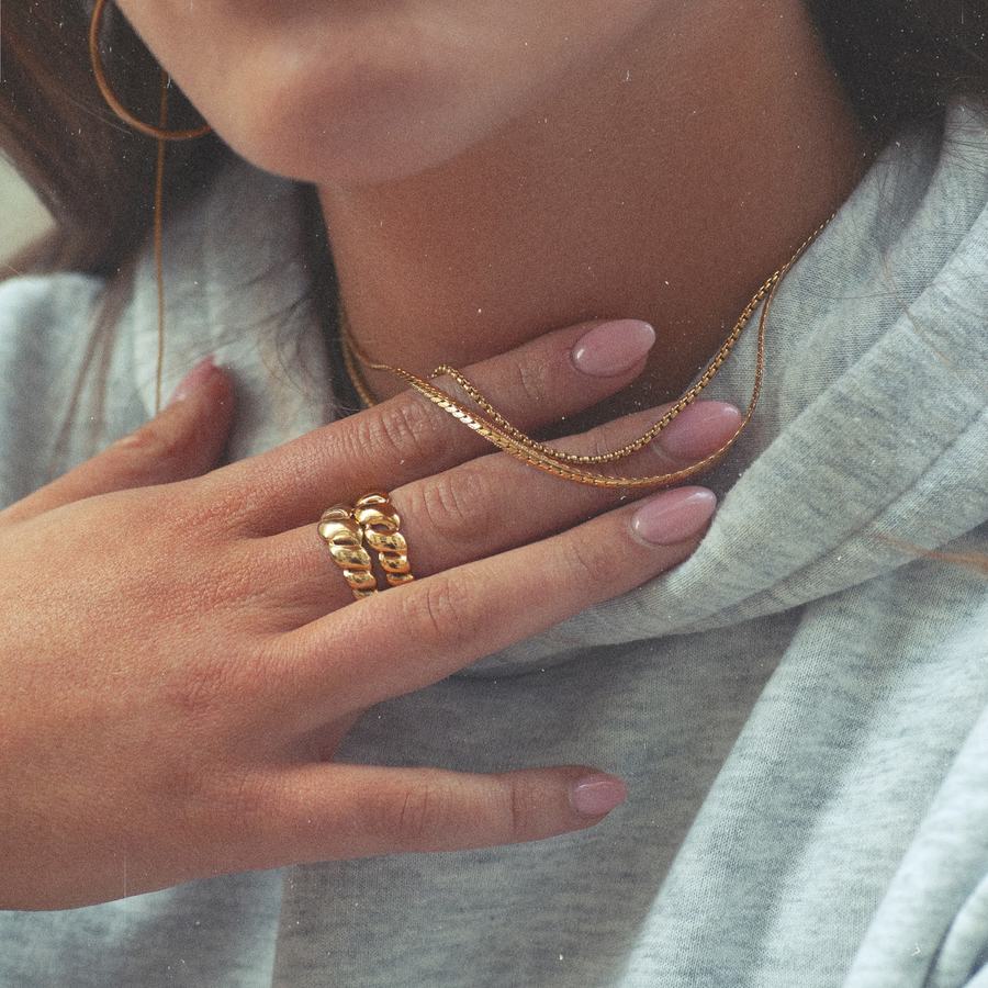 Timi Of Sweden Bea Croissant Ring Stainless Steel