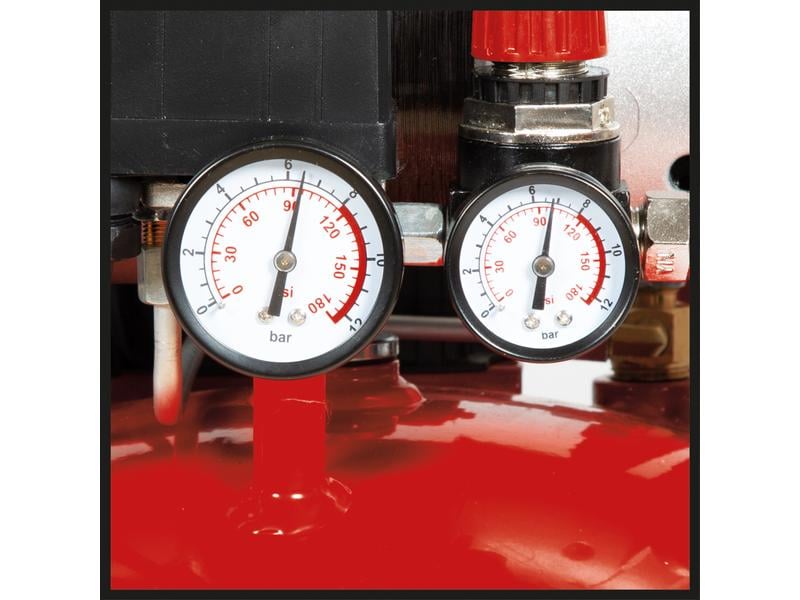 Einhell Kompressor TE-AC 24 Silent Flüsterkompressor mit geringer Geräuschentwicklung