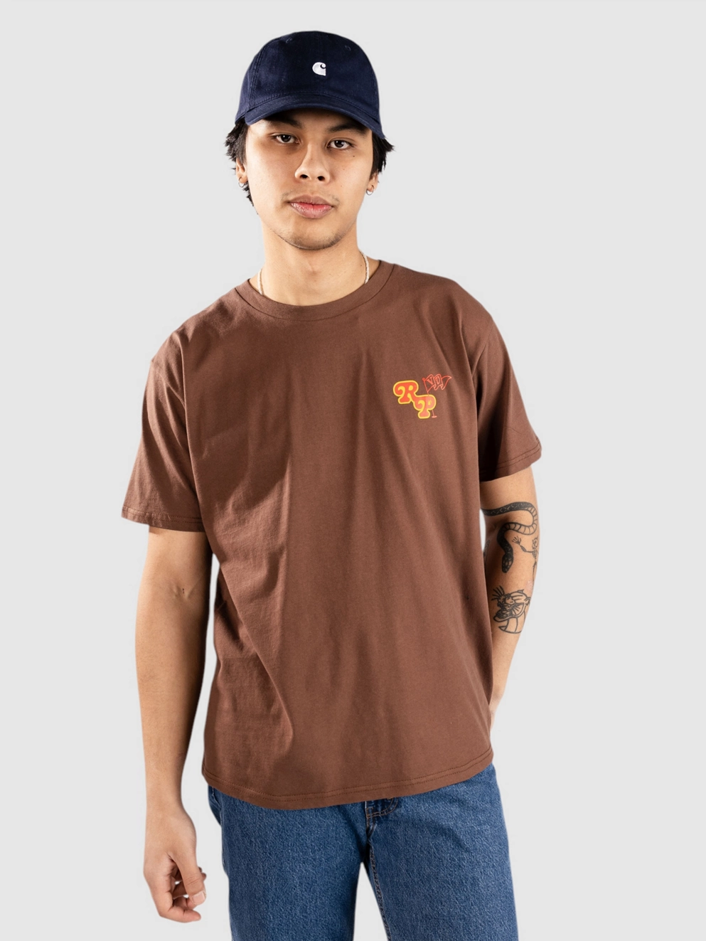Rivvia Projects Floral Pursuit T-Shirt brown