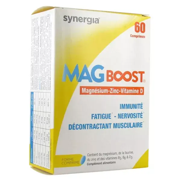 Comprimidos Synergia Mag Boost 60