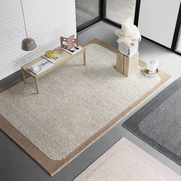 Muuto - Pebble Teppich, 170 x 240 cm, burnt orange
