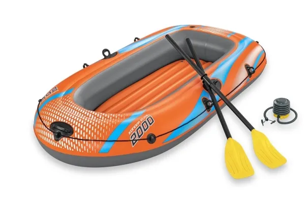 Bestway 61141 / 23, Rafte, Flåde, Grå, Orange, 2 person(er), 120 kg, ISO 6185