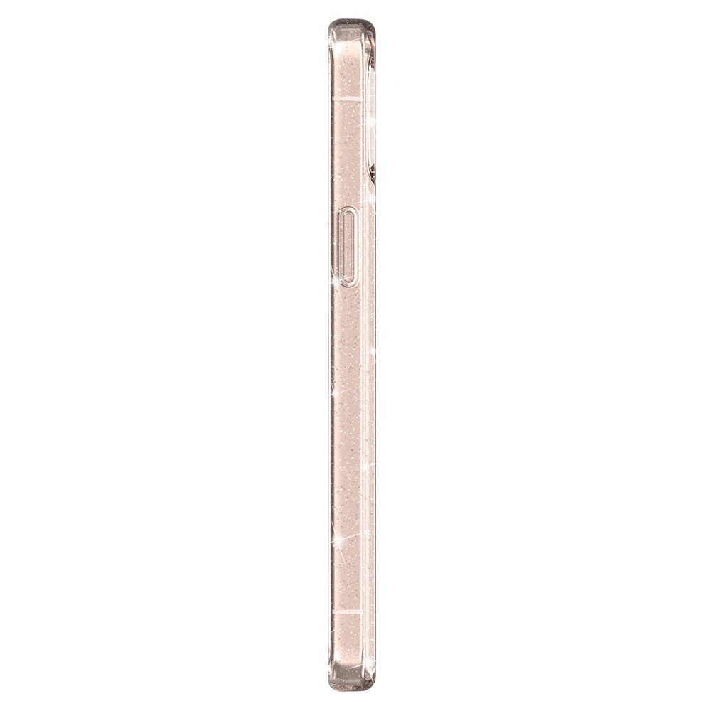 iPhone 13 Hybrid Hardcase Schutzhülle im Glitzer Design - Gold / Transparent