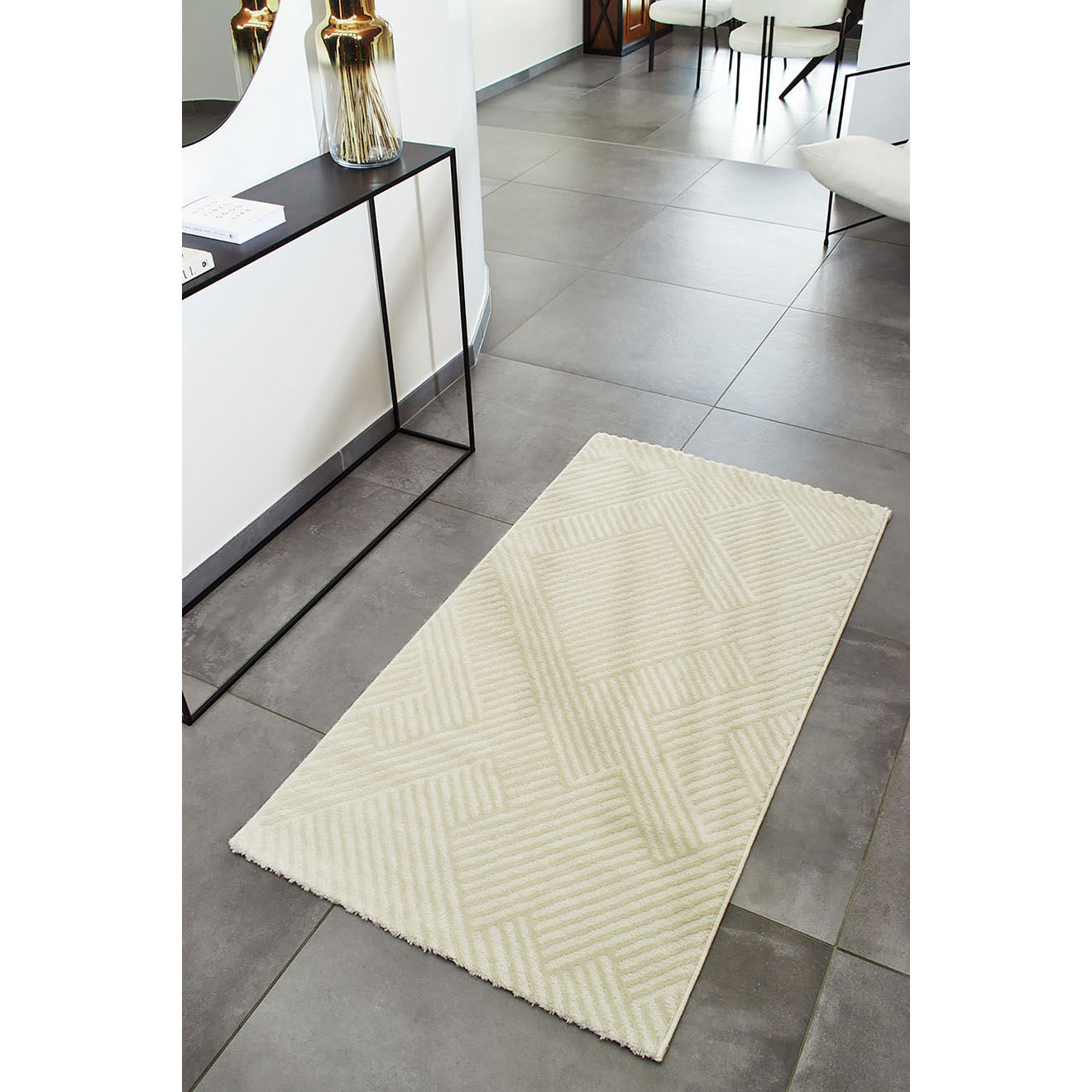 Nazar Rugs Tapis Bianca 160 crème - 120x160 cm