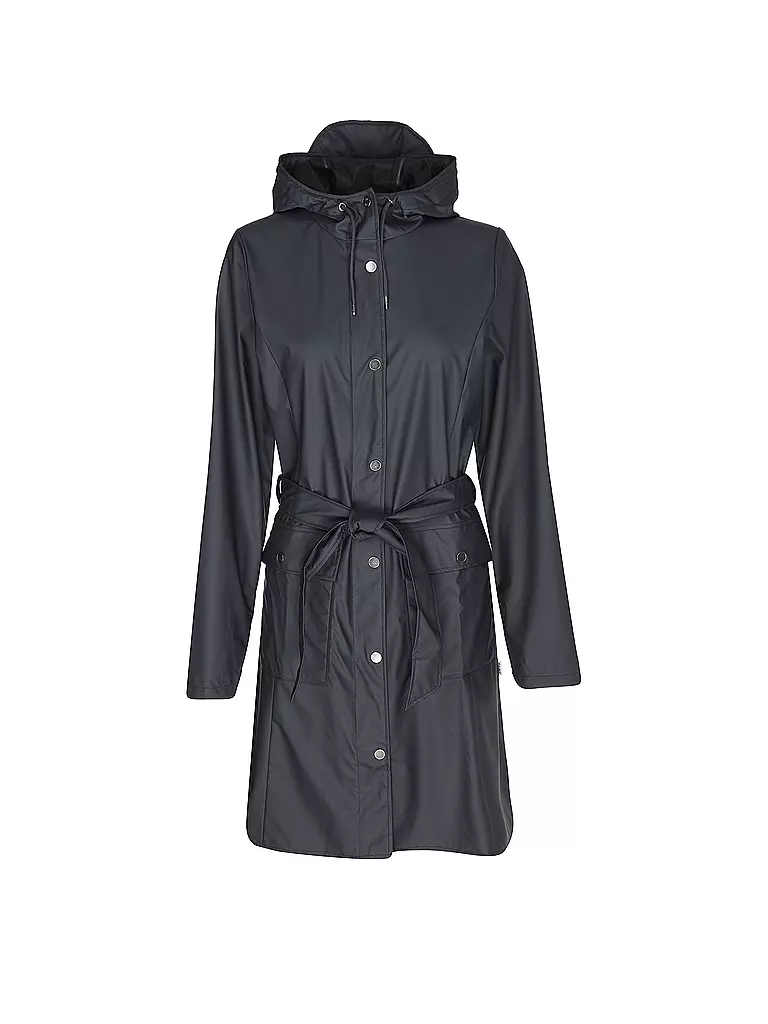 RAINS Regenjacke CURVE W JACKET  dunkelblau