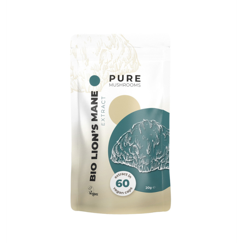 pure mushroom Lions Mane bio 60 Vegan Capsules