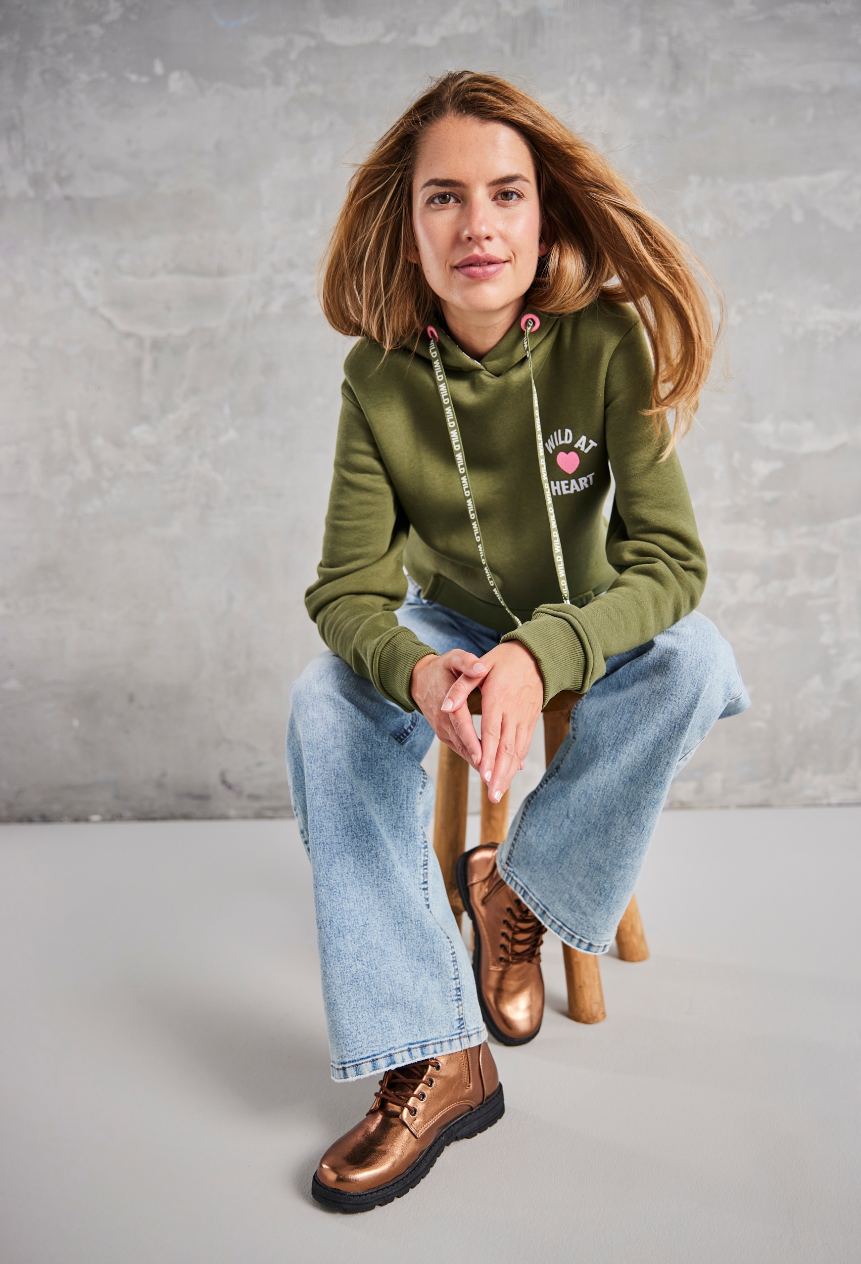 Zwillingsherz Hoodie »