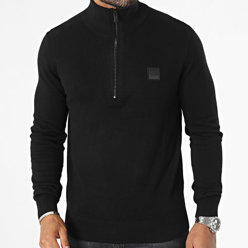 Pull Col Zippé Kanobix 50494387 Noir