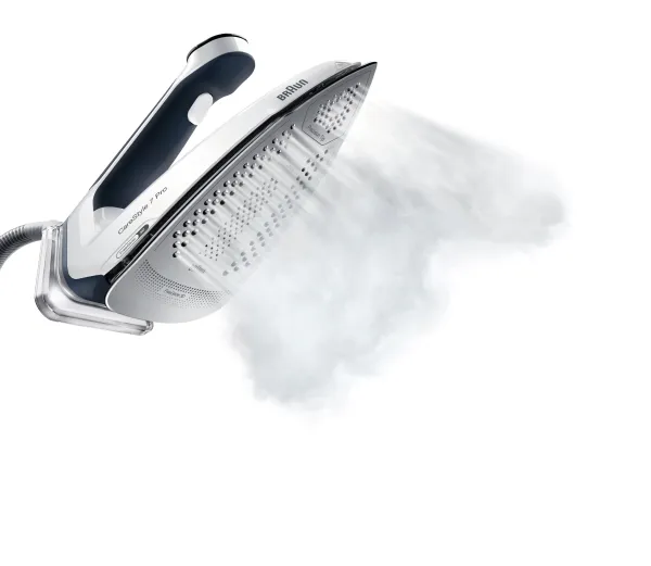 Braun CareStyle 7 Pro IS 7282 BL - Dampstrygejern med automatisk afbrydelse - såleplade: EloxalPlus FreeGlide 3D - 2700 W - blå