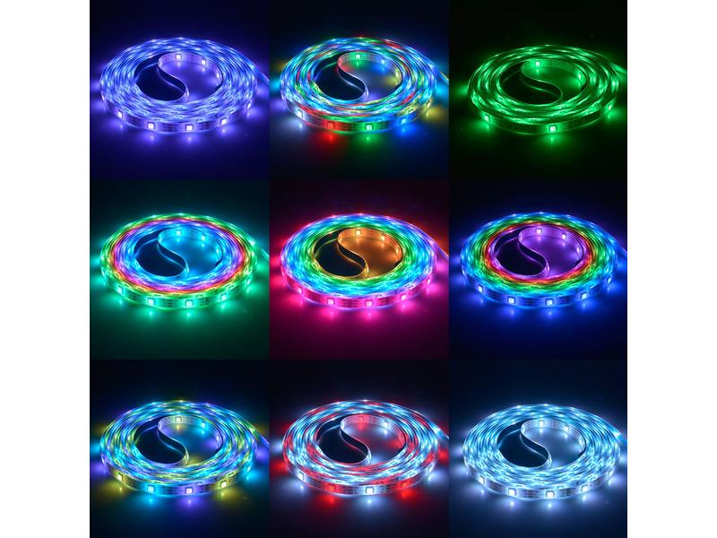 SONOFF LED-Stripe L3-5M-P, WiFi-RGBIC, 5 m Programmierbares Outdoor LED-Streifenlicht-Set