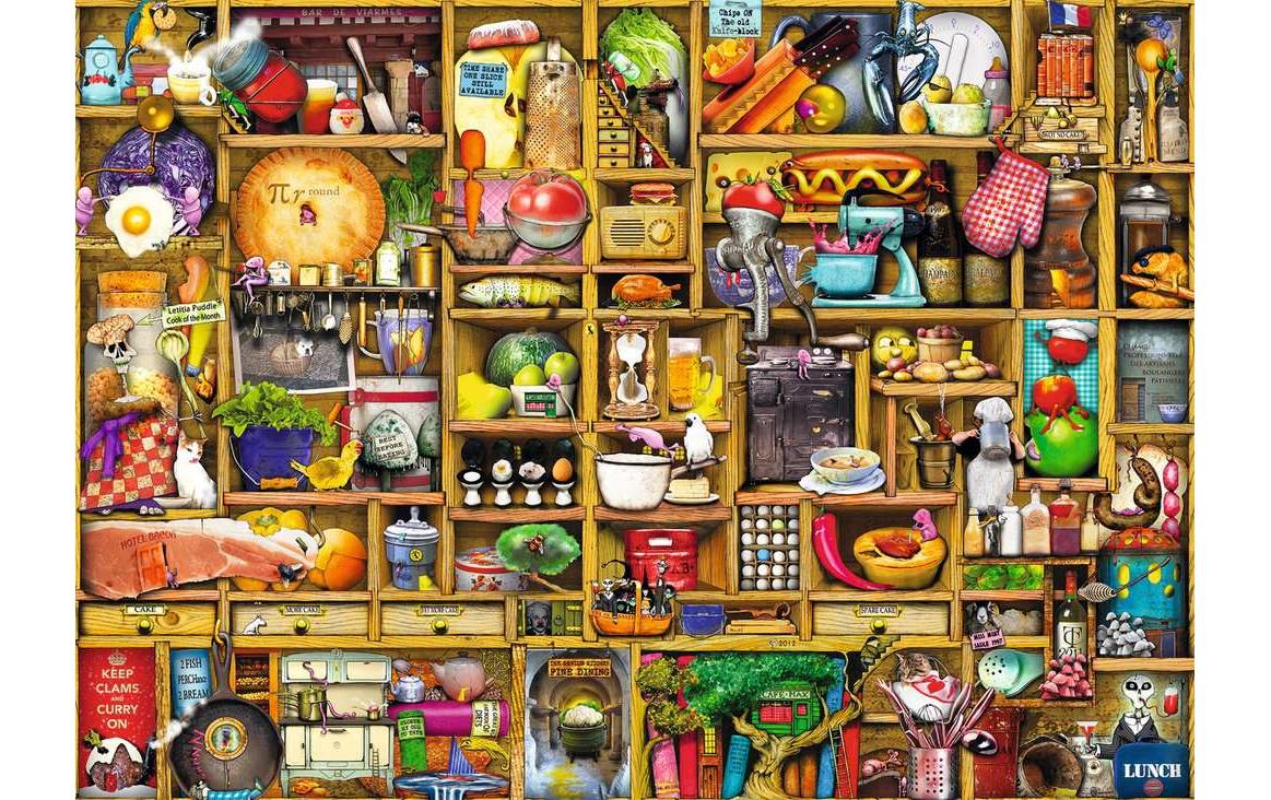 Puzzle Kurioses KüchenregalKlassisches Puzzle
