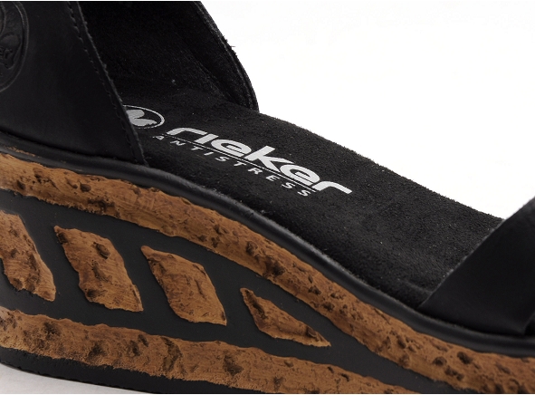 Rieker nu pieds talons femme 68194 noir