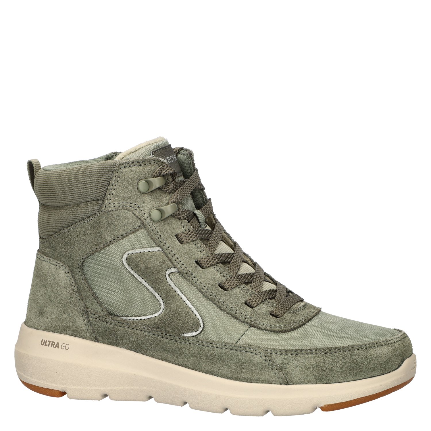 Glacial Ultra dames veterboot Skechers Groen