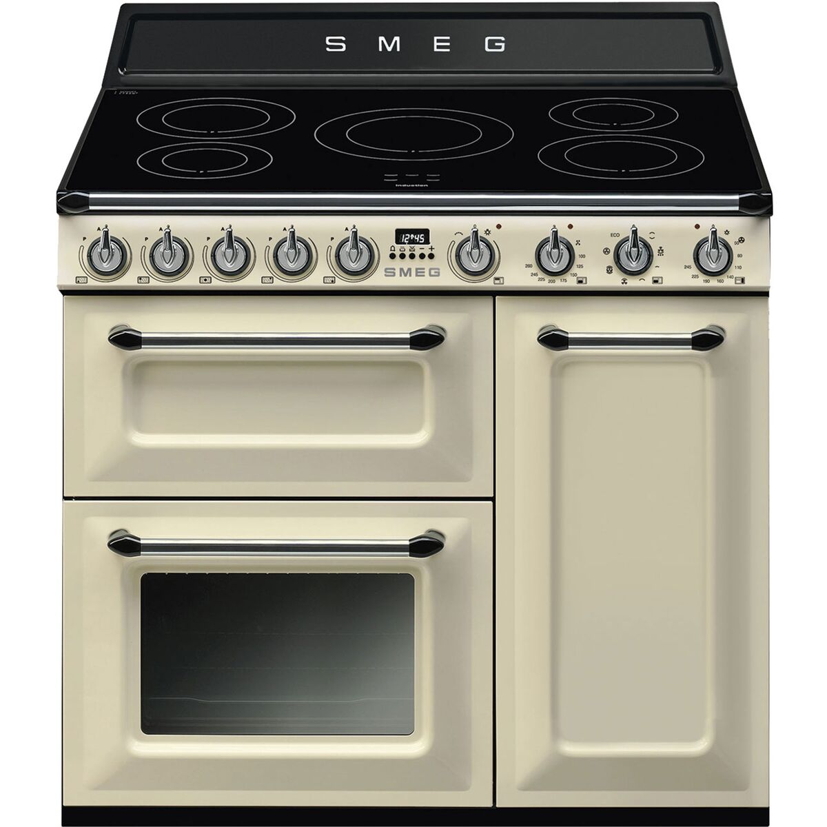 TR93IBL2 induksjonskomfyr, 61 liter, creme